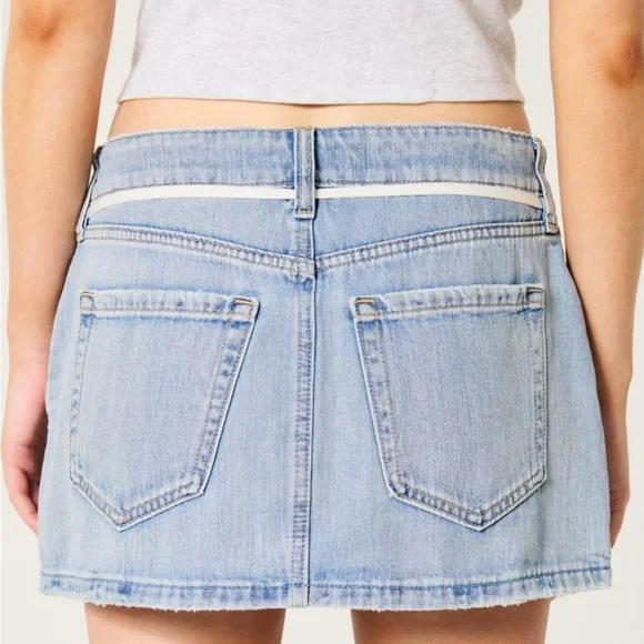 Hollister Light Blue Denim Skirt - Picture 7 of 7